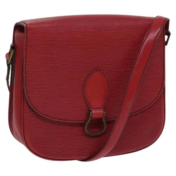 LOUIS VUITTON Epi Saint Cloud GM Shoulder Bag Red - Picture 1 of 15